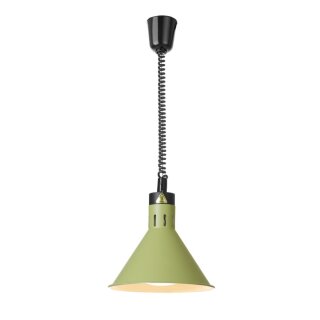 Höhenverstellbare Wärmelampe, konisch, HENDI, Grün, 230V/250W,275x(H)250mm