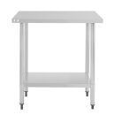 Nisbets Essentials Edelstahl Tisch 800 x 600mm