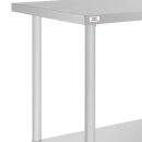 Nisbets Essentials Edelstahl Tisch 800 x 600mm