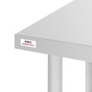 Nisbets Essentials Edelstahl Tisch 800 x 600mm