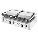 Buffalo Doppel-Kontaktgrill Flache Basis Geriffelte...