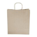 Fiesta Recyclierbare Papiertüte mit Drehgriff Braun - Groß (250 Stück)