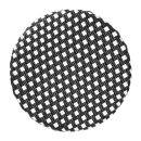 Bolero Pariser Stil PE Rattan Barhocker Schwarzer Punktmix (2 Stück)