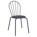 Bolero Adeline Beistellstuhl Schieferblau (4 Stück)