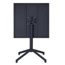 Bolero Porto Klapptisch Schieferblau 700x750mm