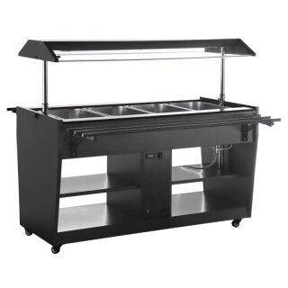 Buffalo Beheizte Buffetbar Schwarz