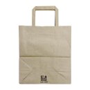 Fiesta Recycelbare flache braune Papiertragetaschen...