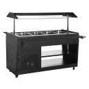 Polar G-Serie Gekühltes Buffet in Schwarz