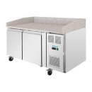 Polar U-Series Doppelter Pizzatisch mit Granitplatte 428Ltr