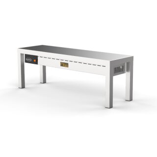 Combisteel Aufsatzbord 1 Stufe - 1200 x 300 x 350 mm, Edelstahl, 230 V