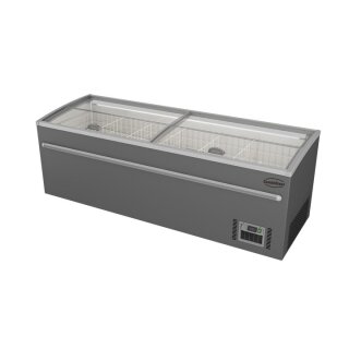 Supermarkt Tiefkühltruhe Grau 2500 Automatische Abtauung *Transport Auf Anfrage*