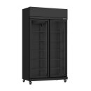 Kühlschrank 2 Glastüren Schwarz Irm-770 Bl