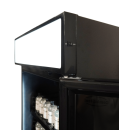 Kühlschrank 1 Glastür Schwarz Mit Canopy Sve-450 Blc