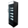 Kühlschrank 1 Glastür Schwarz Mit Canopy Sve-450 Blc