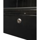 Combisteel Kühlschrank mit 1 Glastür - 400 Liter, LED-Beleuchtung, 5 Preiskartenhalter