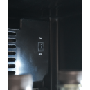 Combisteel Kühlschrank mit 1 Glastür - 400 Liter, LED-Beleuchtung, 5 Preiskartenhalter