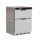 Combisteel Kühlschrank mit 2 Schubladen - Umluftkühlung, Edelstahl, 101 Liter