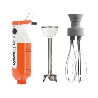 Dynamic Stabmixer Dynamix Kombi 160 – mit Mixstab & Rührbesen, 220 W, 4 Klingen