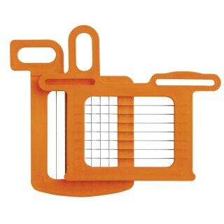 Dynamic Würfelschneider Gitter 8,5 mm mit Stößel (Orange) - Zubehör für manuellen Würfelschneider