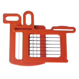 Dynamic Gitter- und Stößel-Set 10x10 mm – Zubehör für manuellen Würfelschneider, Edelstahlklingen