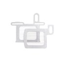 Dynamic Gitter 5,5x5,5 mm mit Stößel (Grau) -...