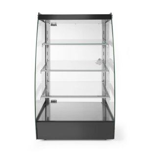 Offene Vitrine mit Regalablagen 75 L, HENDI, 230V/2W, 415x390x(H)716mm