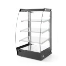 Offene Vitrine mit Regalablagen 75 L, HENDI, 230V/2W,...