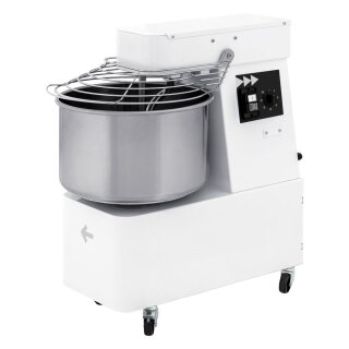 Spiralteigknetmaschine mit fixer Schüssel und 2 Geschwindigkeitsstufen - 48 L, HENDI, 128 kg/h, 48L, 400V/2200W, 480x805x(H)850mm