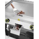 Hendi Gasgrillplatte mit Unterschrank - glatt, 800 x 700 x 900 mm, Edelstahl