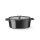 Emaillierter Gusseisentopf, HENDI, 4,4L, Schwarz, 365x290x(H)115mm