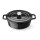 Emaillierter Gusseisentopf, HENDI, 4,4L, Schwarz, 365x290x(H)115mm