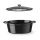 Emaillierter Gusseisentopf, HENDI, 6,88L, Schwarz, 405x255x(H)134mm