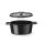 Emaillierter Gusseisentopf, HENDI, 3,7L, Schwarz, 317x240x(H)105mm