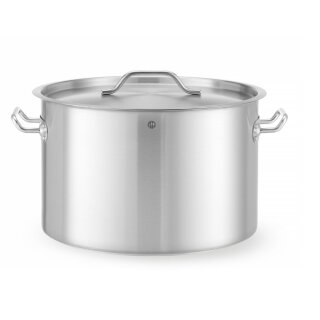Kochtopf, mittel - mit Deckel, HENDI, Budget Line, 32L, 400x(H)260mm