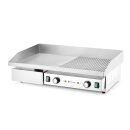 Grill, halb glatt, halb gerippt, HENDI, Budget Line,...