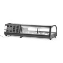 Sushi-Vitrine, Arktic, Im Lieferumfang enthalten: 4x GN 1/3 (H) 40 mm., GN 1/3, Schwarz, 220-240V/190W, 1177x426x(H)296mm