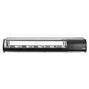Sushi-Vitrine, Arktic, Im Lieferumfang enthalten: 4x GN 1/3 (H) 40 mm., GN 1/3, Schwarz, 220-240V/190W, 1177x426x(H)296mm