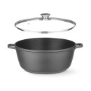 Kasserolle mit Antihaft-Beschichtung, HENDI, 7L, Schwarz,...