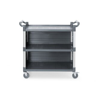 Servierwagen aus Polypropylen mit Lagen, groß, AmerBox, Inklusive Regalseitenwände, 1010x500x(H)960mm