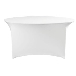Tischdecke, rund, HENDI, 810996, Weiß, âŒ€1500x(H)760mm