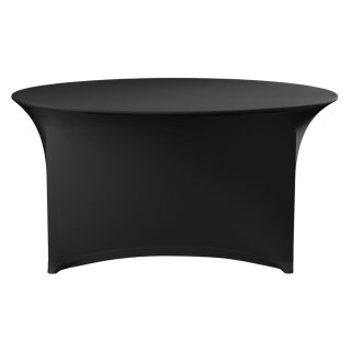 Tischdecke, rund, HENDI, 810996, Schwarz, âŒ€1500x(H)760mm