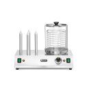 Würstchen- und Hotdog-Brötchenwärmer, HENDI, 220-240V/550W, 500x310x(H)395mm