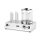 Würstchen- und Hotdog-Brötchenwärmer, HENDI, 220-240V/550W, 500x310x(H)395mm