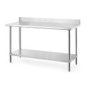 Arbeitstisch mit Aufsatz, HENDI, Budget Line, 1600x600x(H)950mm