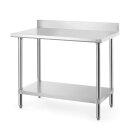 Arbeitstisch mit Aufsatz, HENDI, Budget Line, 1600x600x(H)950mm