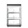 Beheiztes Thekendisplay, HENDI, Schwarz, 220-240V/500W, 472x447x(H)775mm