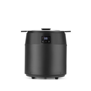 Suppenkessel ohne Wasser, 10L, HENDI, 10L, Schwarz, 220-240V/450W, âŒ€330x(H)398mm