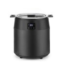 Suppenkessel ohne Wasser, 10L, HENDI, 10L, Schwarz,...