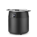 Suppenkessel ohne Wasser, 10L, HENDI, 10L, Schwarz, 220-240V/450W, âŒ€330x(H)398mm