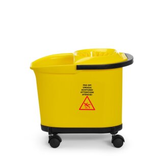 Wischeimer, HENDI, 16L, Gelb, 405x296x(H)340mm